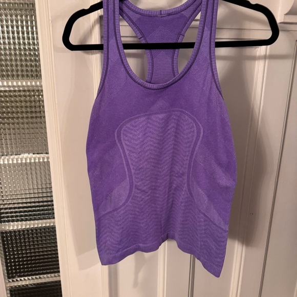 Lululemon Womens Sz 6 Swiftly Tech Purple Racerback Athletic Tank Top - Picture 2 of 9